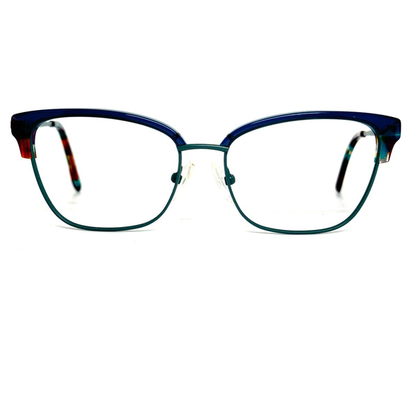 BCBGMAXAZRIA AISLING Blue Teal Eyeglasses Frame 54-16-135mm H13640